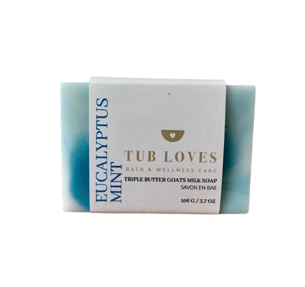 Eucalyptus Mint Goats Milk Soap Bar Tub Loves