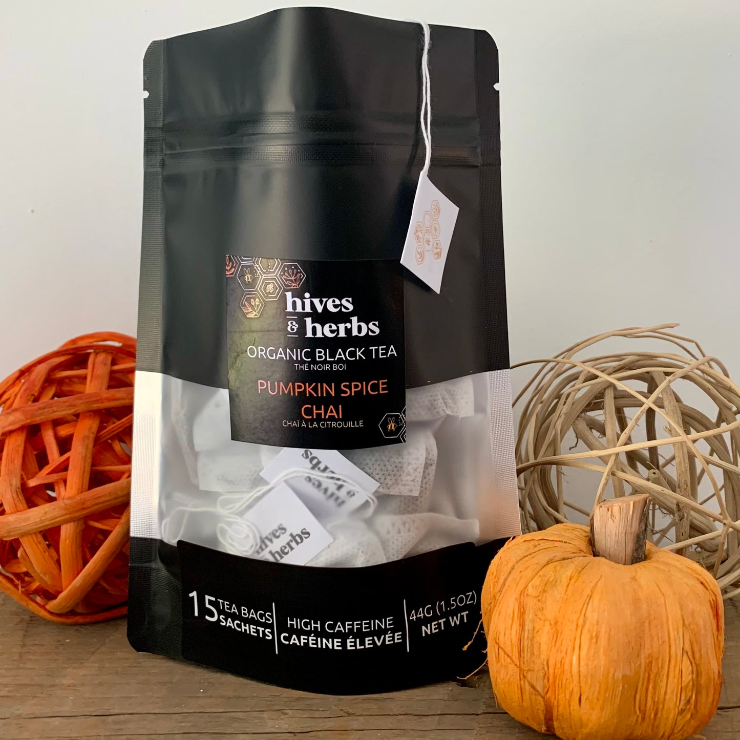 Pumpkin Spice Chai Tea Sachets