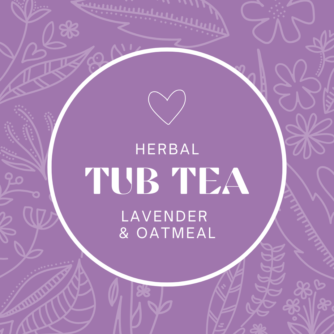 Lavender & Oatmeal- Herbal Tub Tea