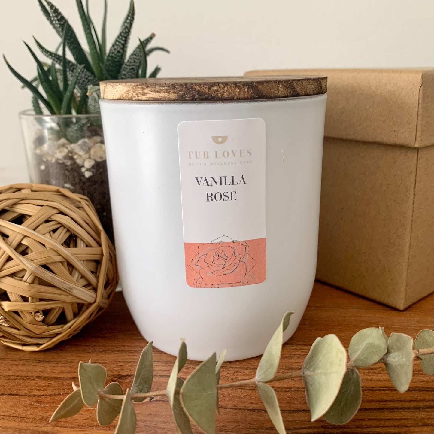 Vanilla Rose Soy Candle